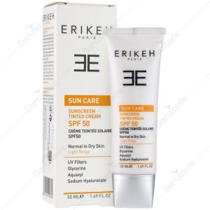 کرم ضد آفتاب پوست خشک و نرمال SPF50 رنگی