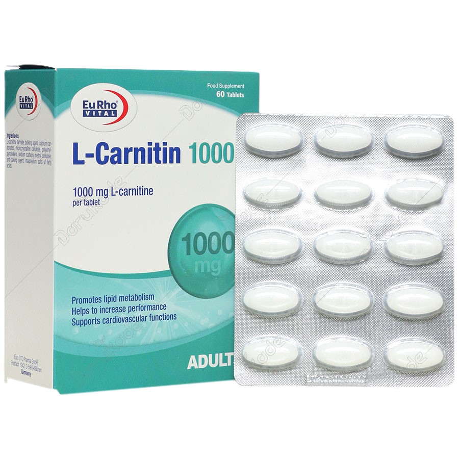 ال کارنیتین یورو ویتال 1000 میلی گرمی