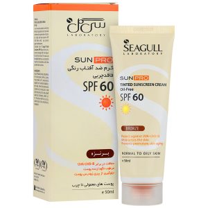 کرم ضد آفتاب پوست چرب SPF60 سان پرو رنگی