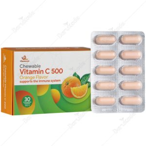 ویتامین سی جویدنی 500 میلی گرمی