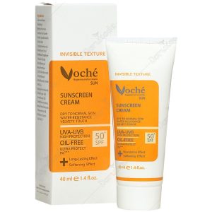 کرم ضد آفتاب پوست خشک و معمولی بی رنگ SPF50