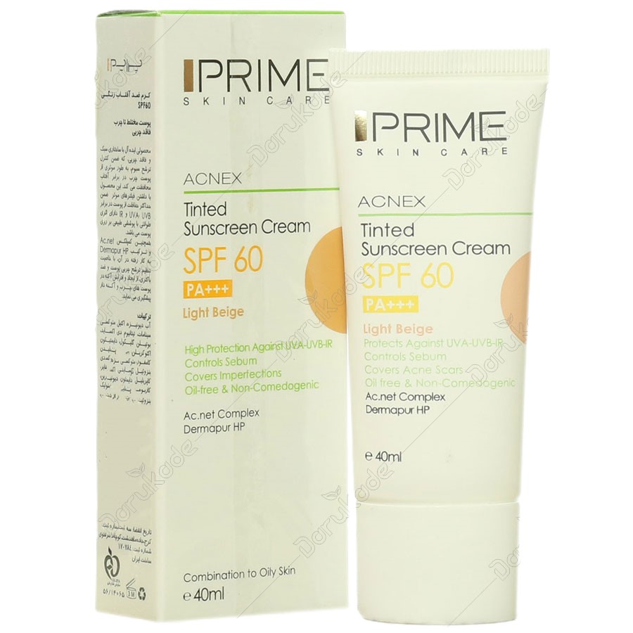 کرم ضد آفتاب رنگی SPF60