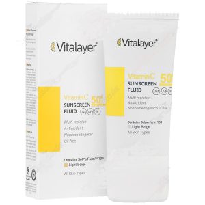 فلوئید ضد آفتاب ویتامین سی SPF50