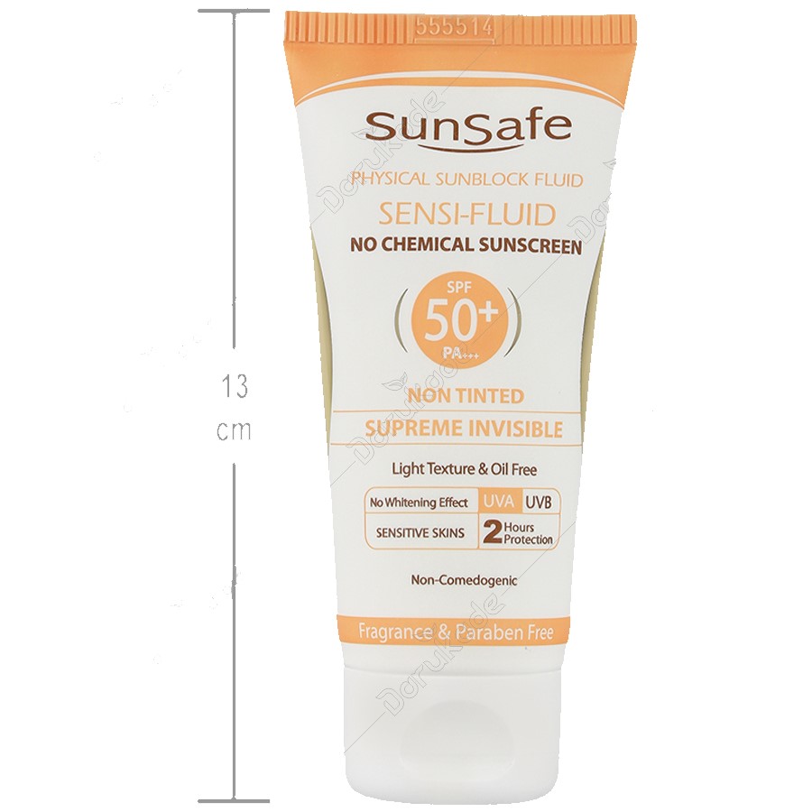 فلوئید ضد آفتاب فیزیکال SPF50