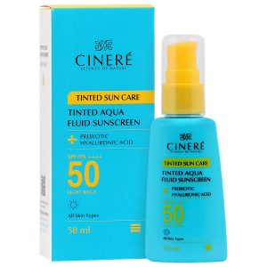 ضد آفتاب آکوا فلوئید پوست چرب SPF50 بژ روشن