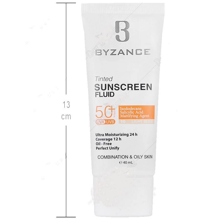 فلوئید ضد آفتاب رنگی SPF50 پوست چرب