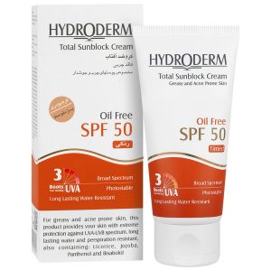 کرم ضد آفتاب فاقد چربی هیدرودرم SPF50