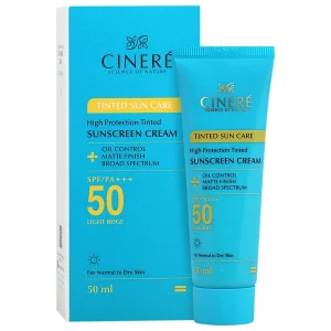 ضدآفتاب رنگی سینره بژ طبیعی SPF50