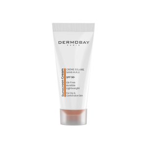 کرم ضد آفتاب +SPF50 بی رنگ فاقد چربی درموبای پاریس 40 میل